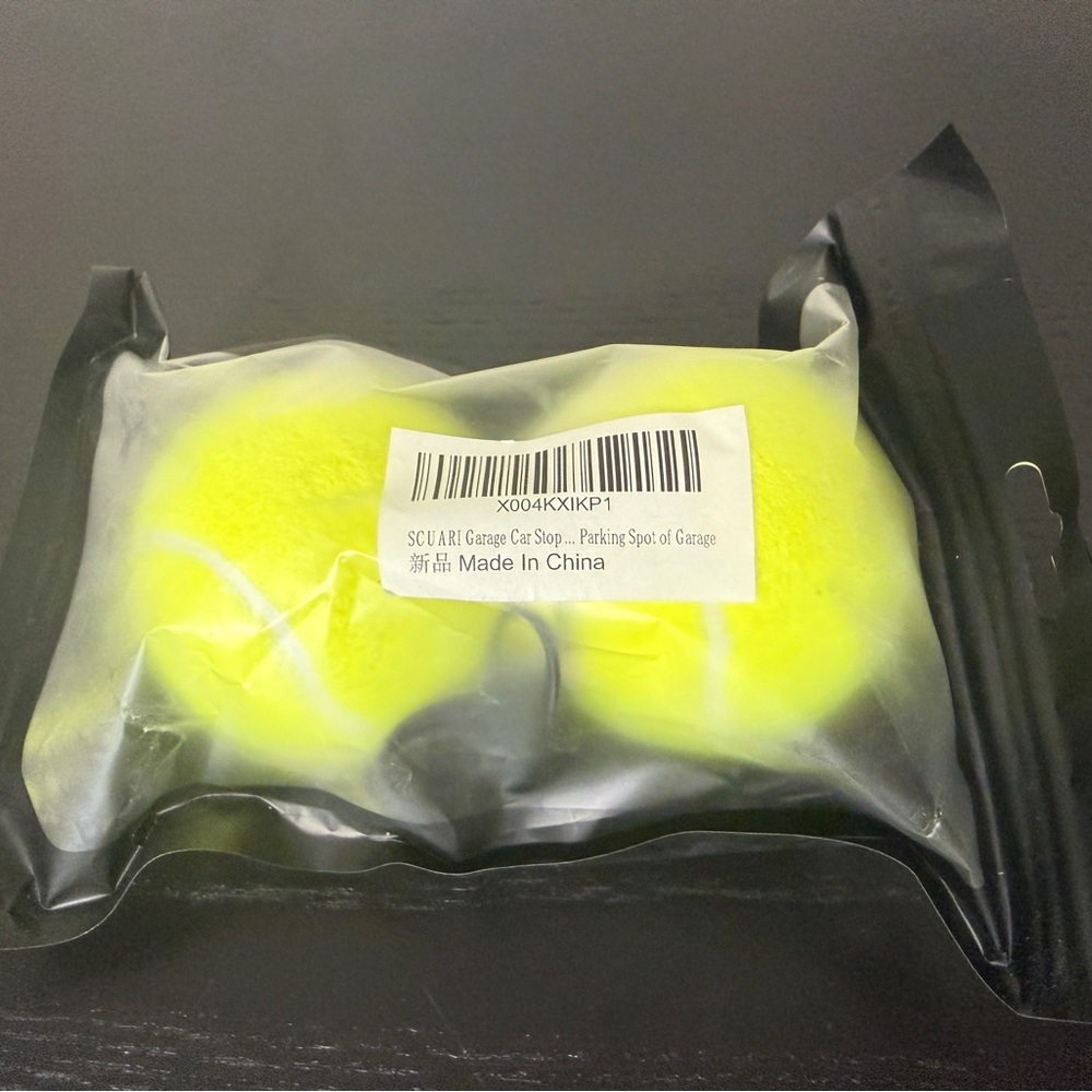 2 Pack - Tennis Ball Garage Parking Aid - Car Stop Indicator - Adjustable